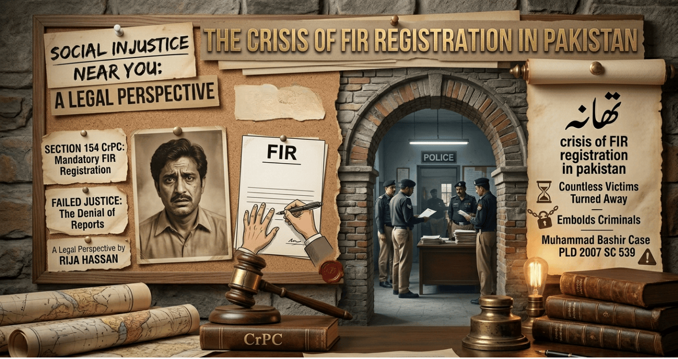 SOCIAL INJUSTICE NEAR YOU: A LEGAL PERSPECTIVE