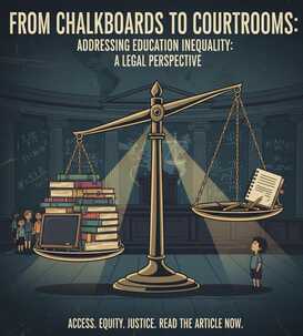 From Chalkboards to Courtrooms: Addressing Education Inequality