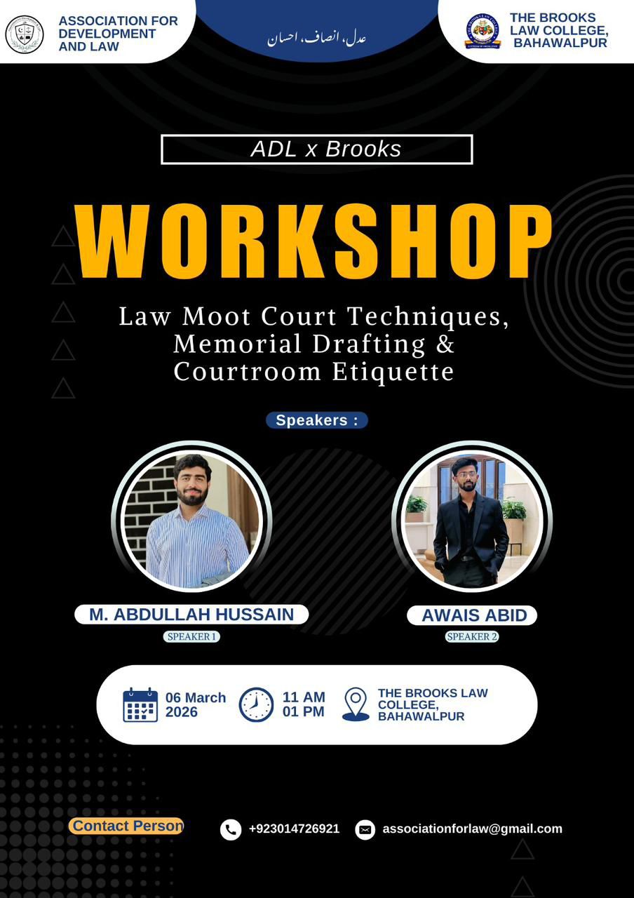 ADL x Brooks  - Moot Workshop