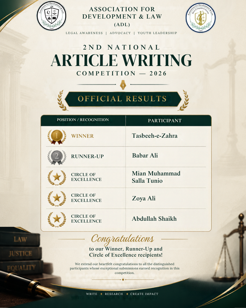 ADL 2nd National Article Writing Competition 2026