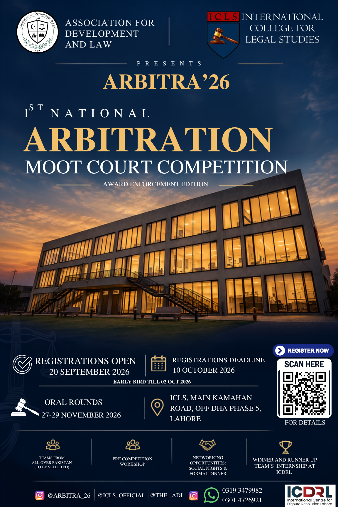 ARBITRA'26: 1ST NATIONAL ARBITRATION MOOT COURT COMPETITION 2026